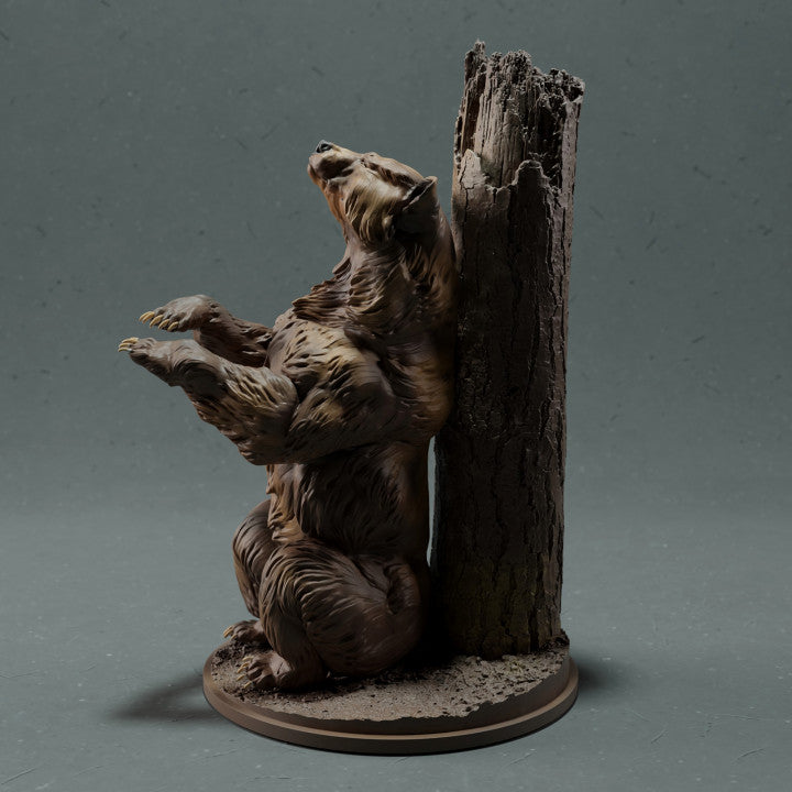 Produktfoto Tierfigur Animal Den Miniatures 1: Wildtier Tierfigur: Grizzlybär - sich kratzend (22_10_11)