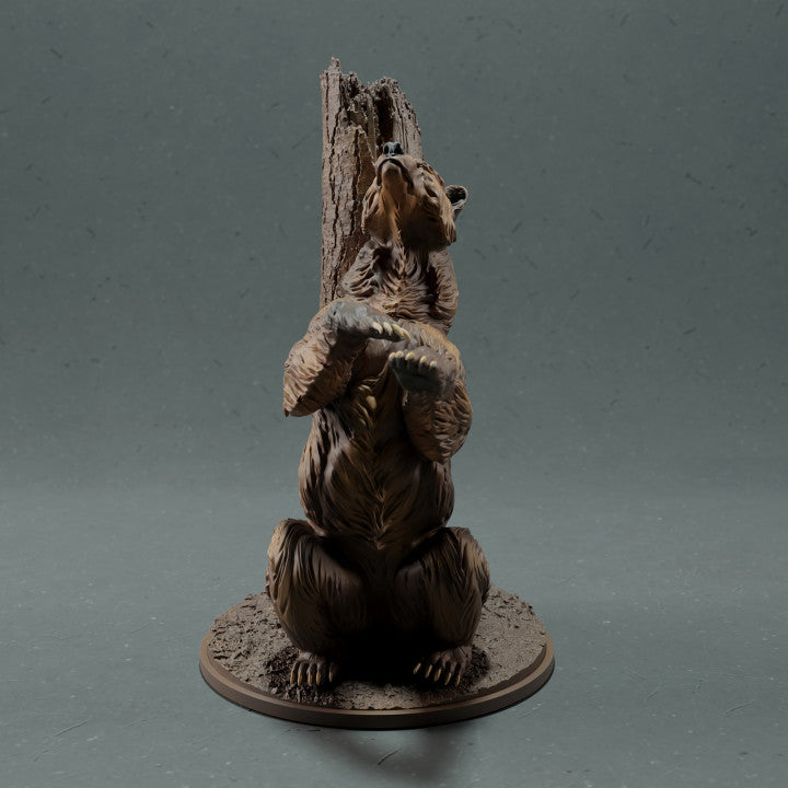 Produktfoto Tierfigur Animal Den Miniatures 2: Wildtier Tierfigur: Grizzlybär - sich kratzend (22_10_11)