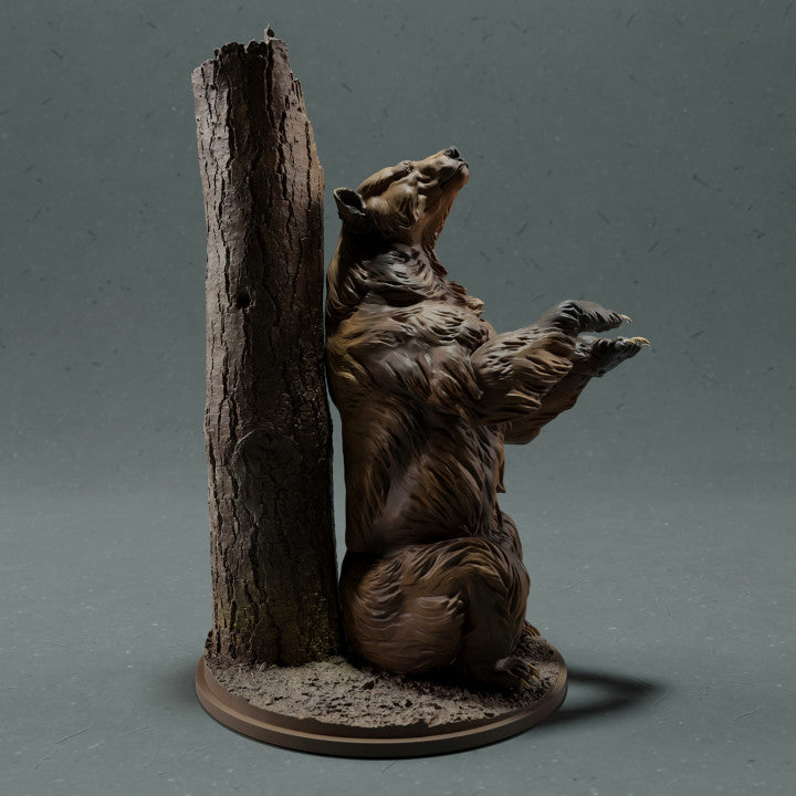 Produktfoto Tierfigur Animal Den Miniatures 3: Wildtier Tierfigur: Grizzlybär - sich kratzend (22_10_11)