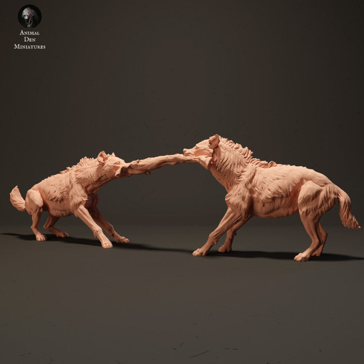Product photo Animal Figure Diorama, Model Building: 0: Hyenas fighting for food: Animals from Africa
