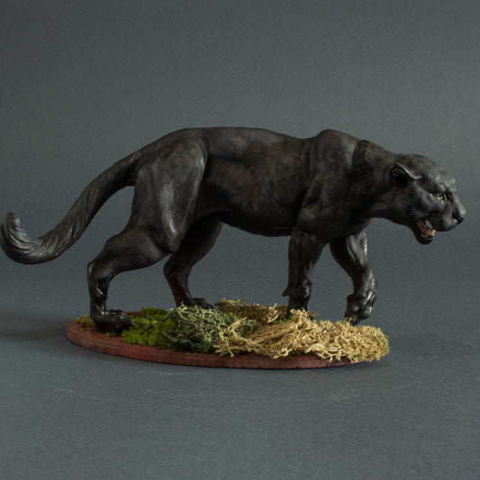 Product photo animal figure Animal Den Miniatures 0: Wild animal figure: Black Panther - Jaguar (22_06_04)