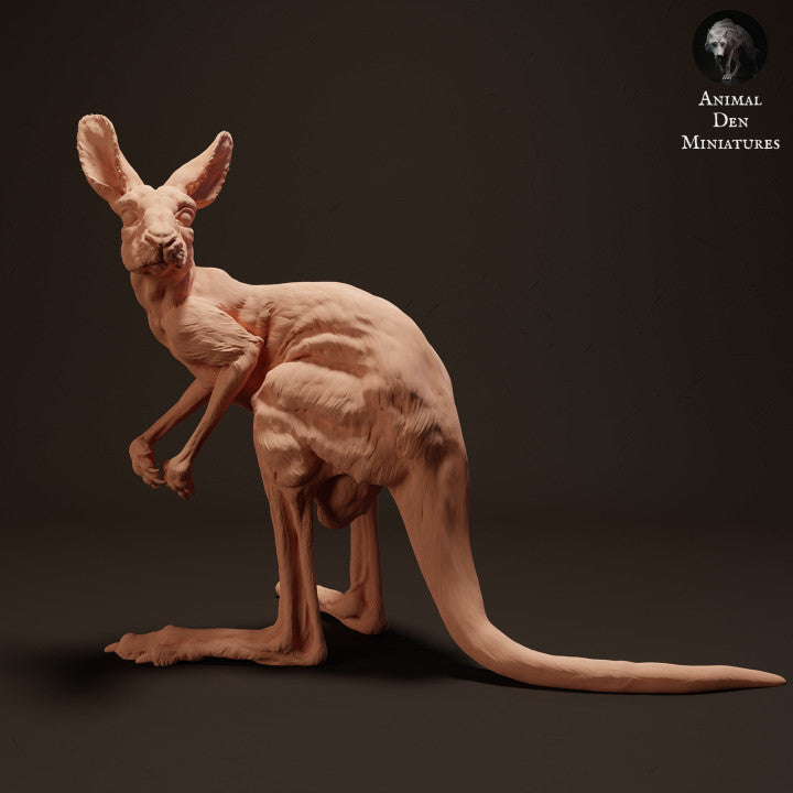 Product photo animal figure Animal Den Miniatures 0: Wild animal figure: Young Red Kangaroo (23_04_05)