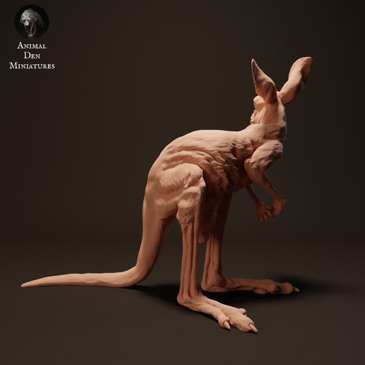 Product photo animal figure Animal Den Miniatures 1: Wild animal figure: Young Red Kangaroo (23_04_05)