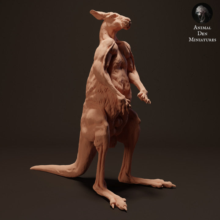Product photo animal figure Animal Den Miniatures 1: Wild animal figure: Red Giant Kangaroo Jack (23_04_03)