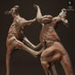 Product photo animal figure Animal Den Miniatures 0: Wild animal figure: Red giant kangaroos fighting (23_04_10)