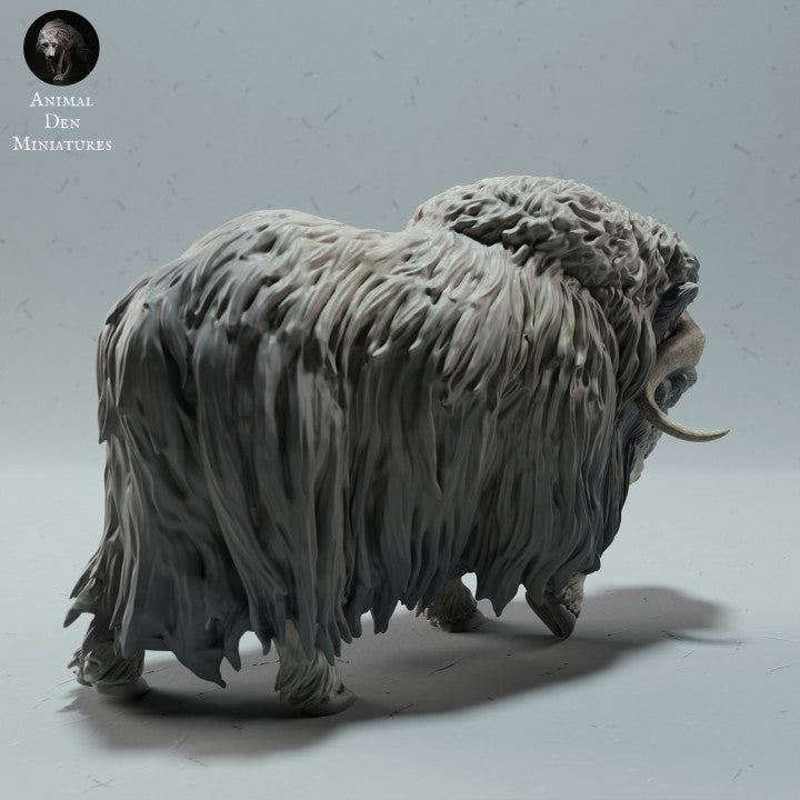 Product photo animal figure Animal Den Miniatures 2: Wildlife animal figure: Musk Ox (22_12_14)