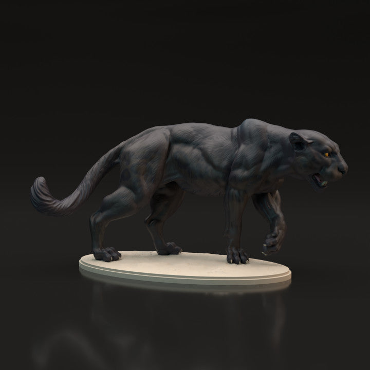 Produktfoto Tierfigur Animal Den Miniatures 5: Wildtier Tierfigur: Schwarzer Panther - Jaguar (22_06_04)