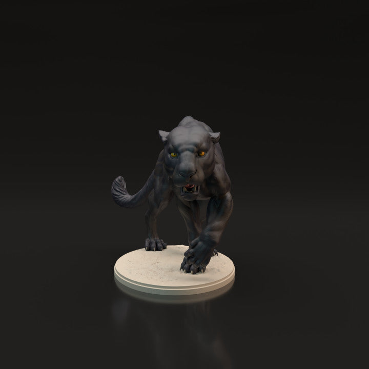 Produktfoto Tierfigur Animal Den Miniatures 10: Wildtier Tierfigur: Schwarzer Panther - Jaguar (22_06_04)