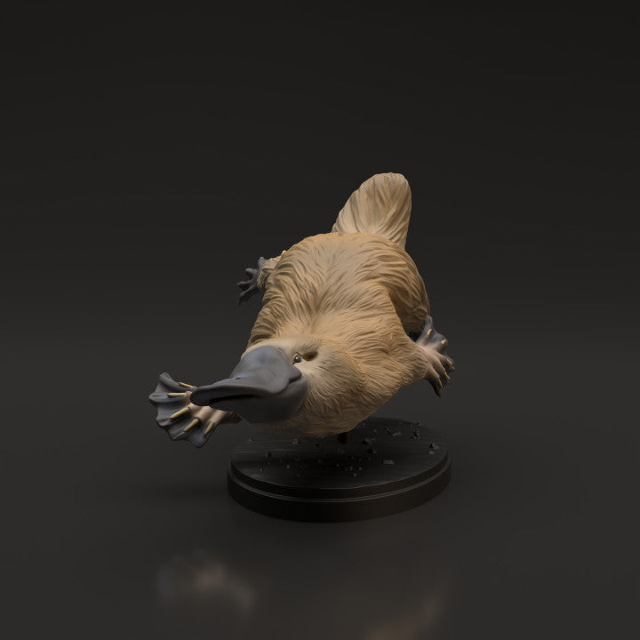Product photo animal figure Animal Den Miniatures 1: Wild animal figure: Platypus (22_06_08)