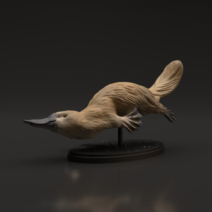 Product photo animal figurine Animal Den Miniatures 2: Wild animal figurine: Platypus (22_06_08)