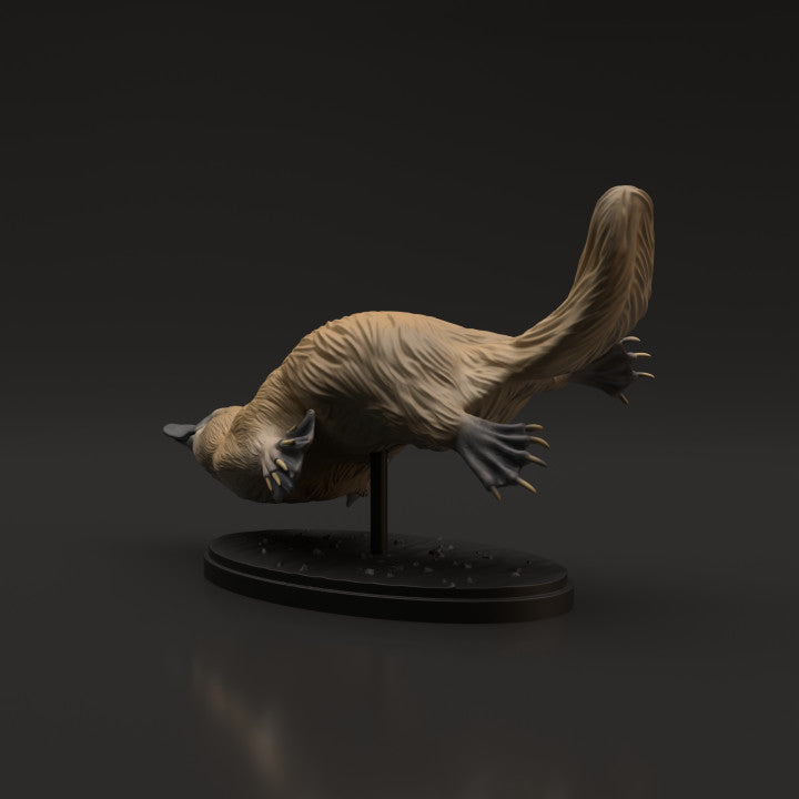 Product photo animal figure Animal Den Miniatures 3: Wild animal figure: Platypus (22_06_08)