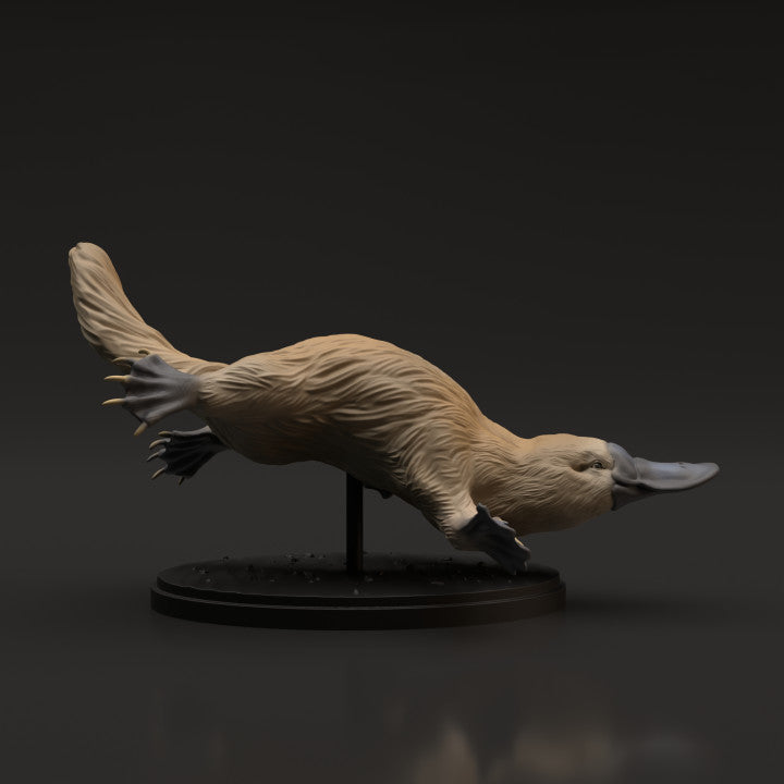 Product photo animal figure Animal Den Miniatures 5: Wildlife animal figure: Platypus (22_06_08)