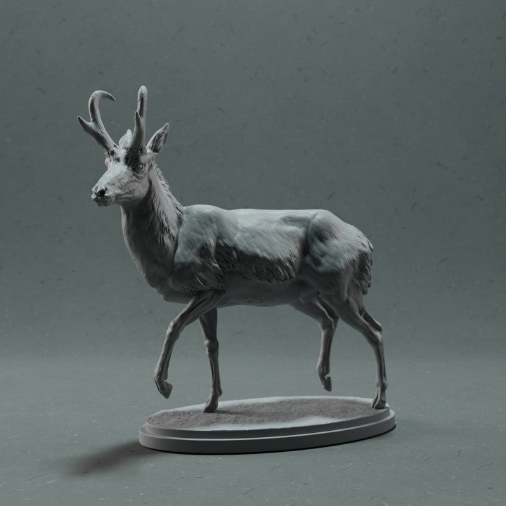 Product photo animal figure Animal Den Miniatures 1: Wild animal figure: Pronghorn - Male (22_10_09)