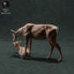 Product photo animal figure Animal Den Miniatures 2: Wild animal figure: Red deer doe with calf (22_11_10)