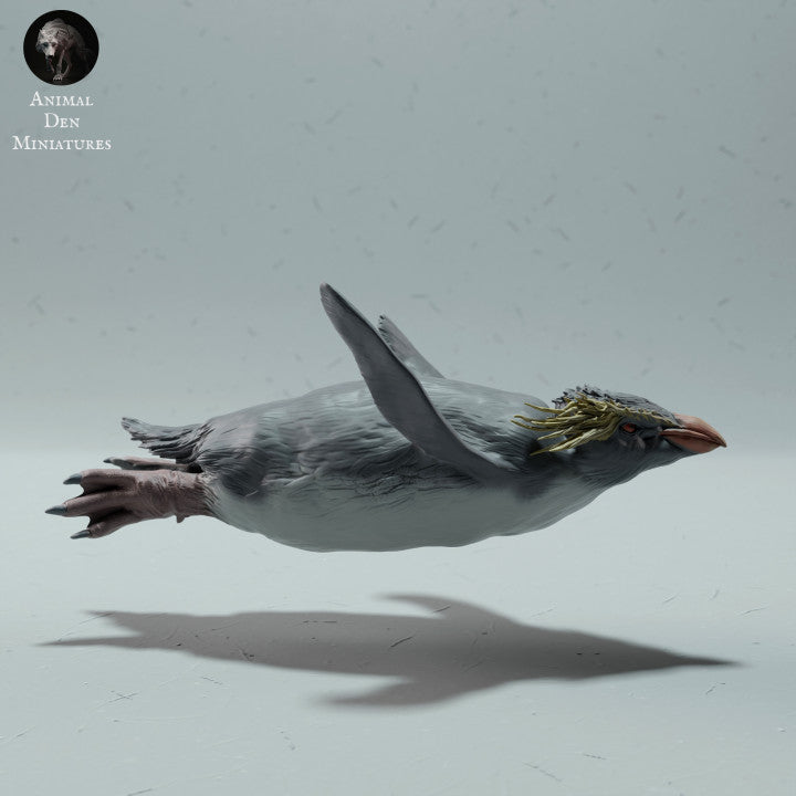 Produktfoto Tierfigur Animal Den Miniatures 2: Meerestier Tierfigur: Felsenpinguin - schwimmend (22_12_10)