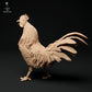 Product photo animal figure diorama, model building: 0: Farm animal figures: 2 roosters - running and crowing