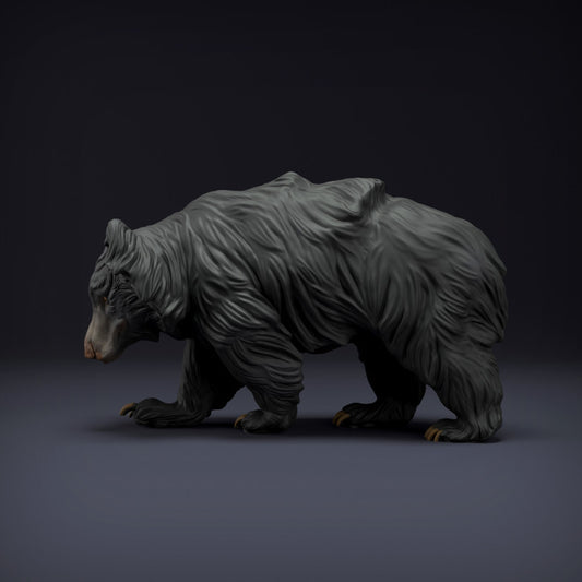 Product photo animal figure Animal Den Miniatures 0: Wild animal figure: Sloth bear (22_08_07)