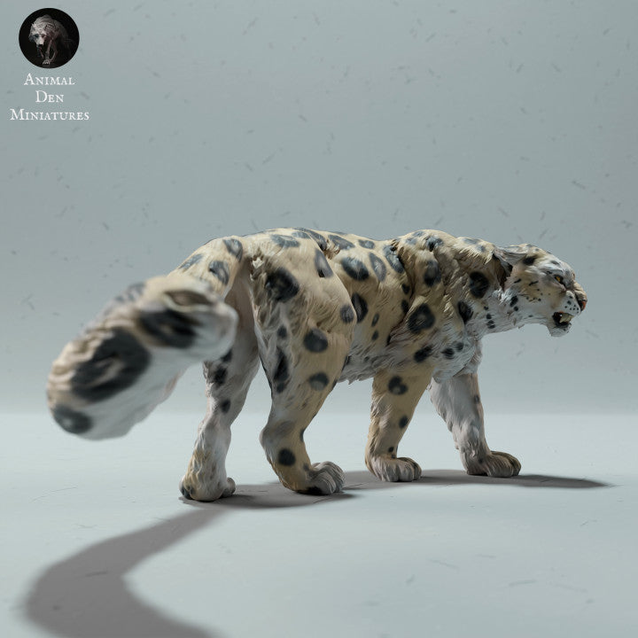 Produktfoto Tierfigur Animal Den Miniatures 1: Wildtier Tierfigur: Schneeleopard - wütend (22_12_12)