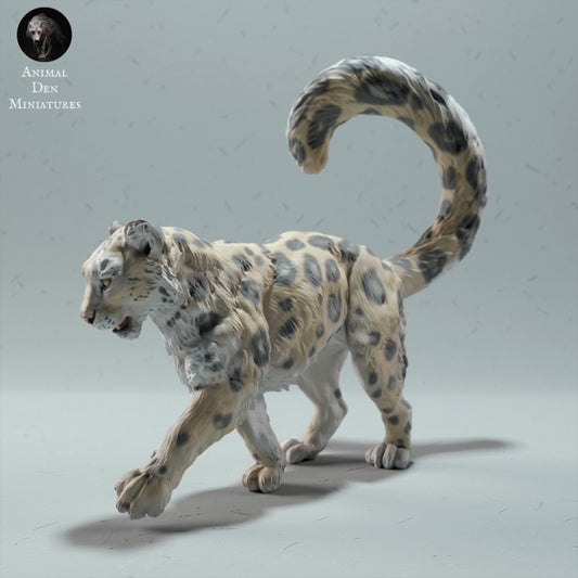 Product photo animal figure Animal Den Miniatures 0: Wild animal figure: Snow Leopard (22_12_13)
