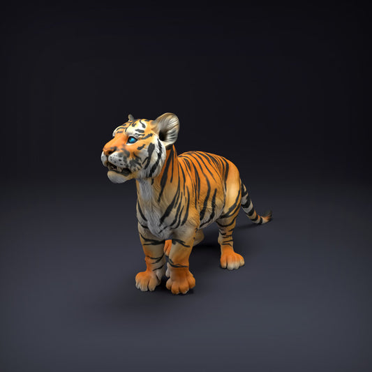 Product photo animal figure Animal Den Miniatures 0: Wild animal figure: Bengal tiger cub (22_08_10)