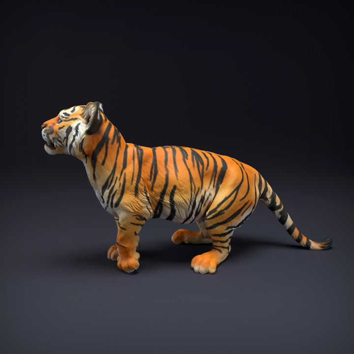 Product photo animal figure Animal Den Miniatures 1: Wild animal figure: Bengal tiger cub (22_08_10)
