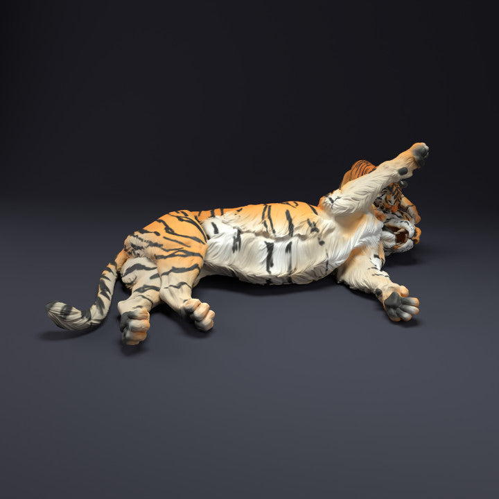 Product photo animal figure Animal Den Miniatures 4: Wild animal figure: Bengal tiger with cub (22_08_11)