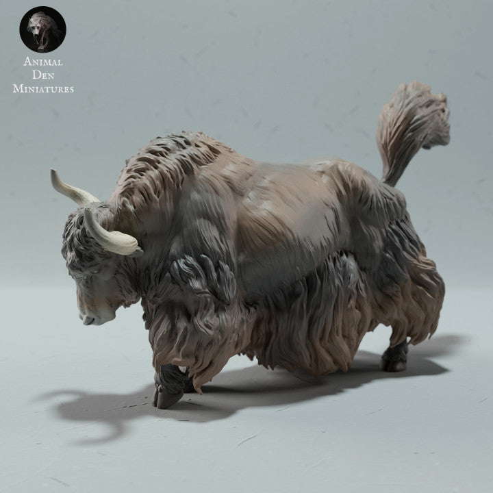 Product photo animal figure Animal Den Miniatures 0: Wild animal figure: Himalayan wild yak - standing (23_01_09)