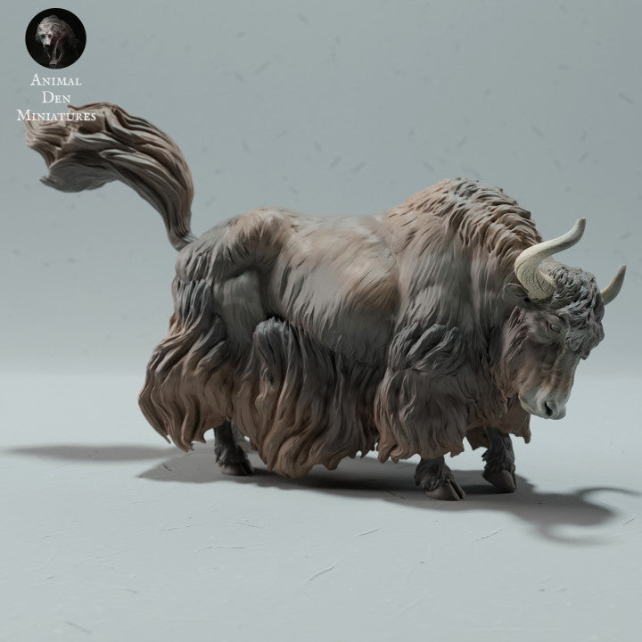 Product photo animal figure Animal Den Miniatures 1: Wild animal figure: Himalayan wild yak - standing (23_01_09)