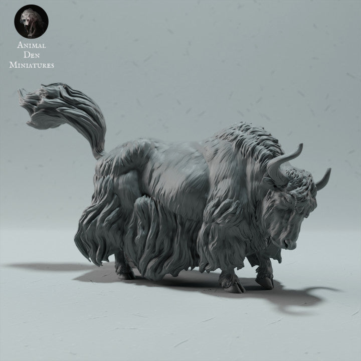 Product photo animal figure Animal Den Miniatures 4: Wild animal figure: Himalayan wild yak - standing (23_01_09)
