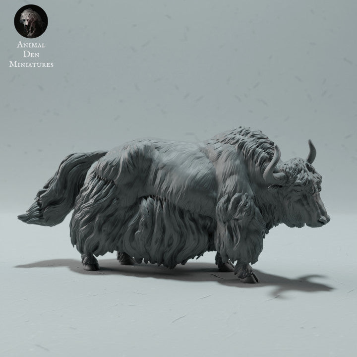 Product photo animal figure Animal Den Miniatures 1: Highland animal figure: Himalayan wild yak (23_01_11)
