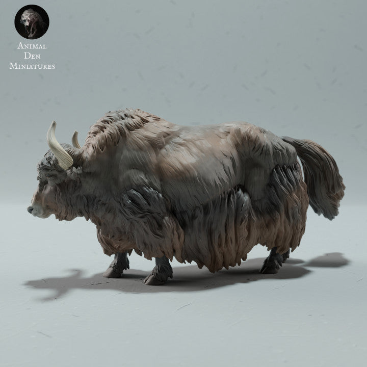 Product photo animal figure Animal Den Miniatures 3: Highland animal figure: Himalayan wild yak (23_01_11)