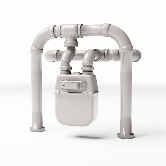 Diorama model-building product photo 0: Diorama Infrastructure: Electricity Meter with Pipes (Ref. 721D)