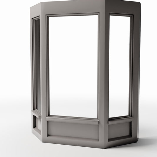Diorama model-building product photo 0: Diorama Building: Bar Facade with Three Window Openings (Ref. 722D)