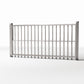 Diorama model-building product photo 0: Outdoor Diorama: Low Metal Railing (Ref. 733D)