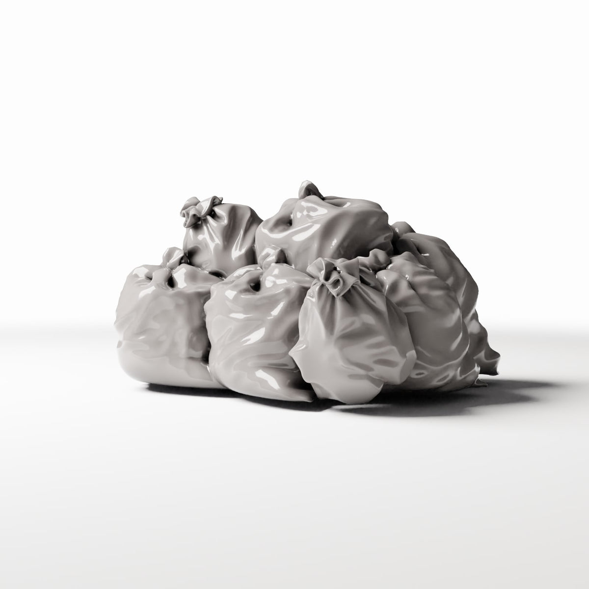 Diorama model-building product photo 0: City Diorama: Outdoor Garbage Bag Pile (Ref. 758D)