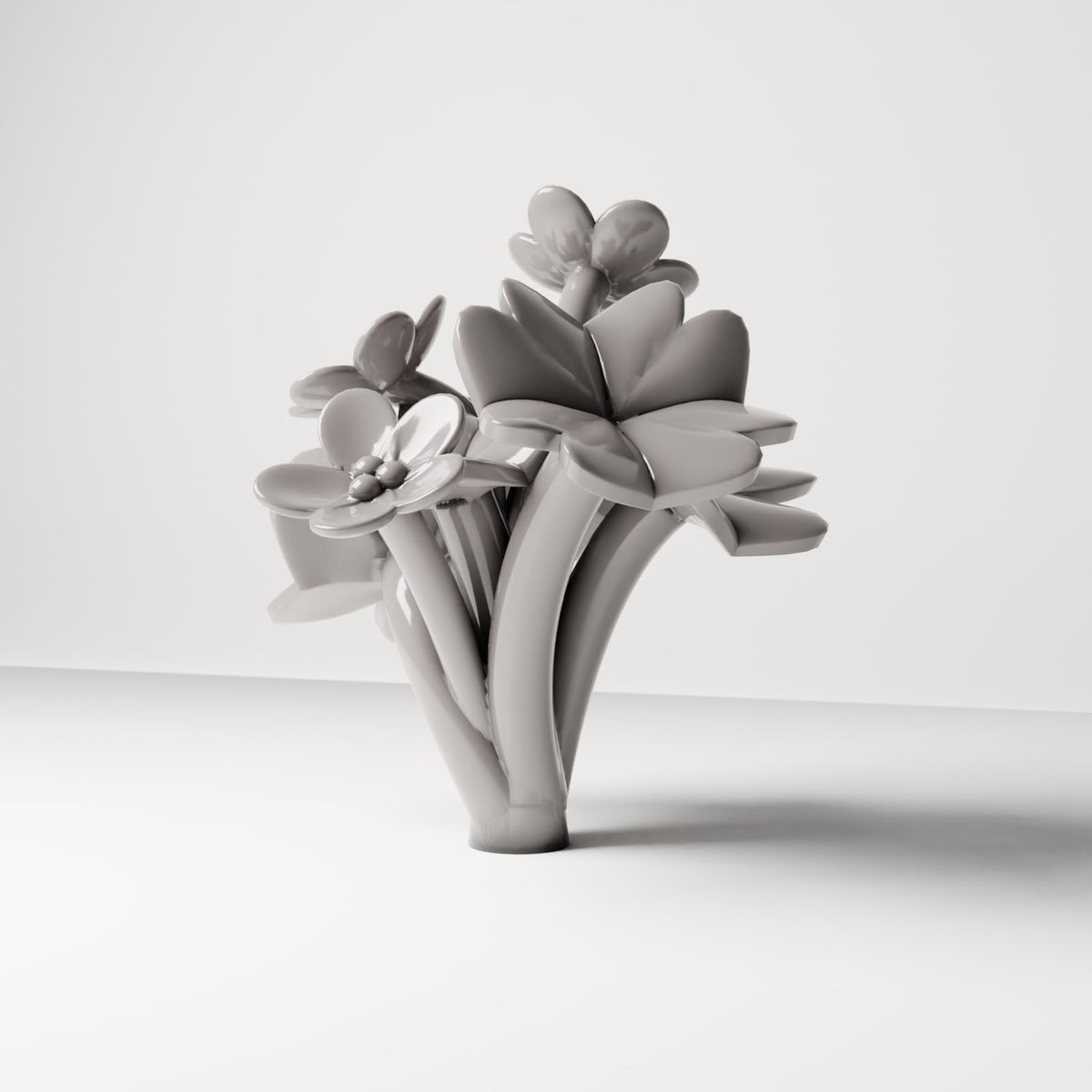 Diorama model-making product photo 3: Diorama plant: Oxalis clover with flowers (Ref. 76D)