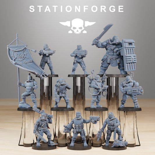 Produktfoto Tabletop 28mm The Printing Goes Ever On (TPGEO)  0: GrimGuard Hunters