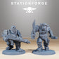 Product photo Tabletop 28mm The Printing Goes Ever On (TPGEO) 0: Orkaz Berserkers