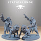 Product photo Tabletop 28mm The Printing Goes Ever On (TPGEO) 0: Corrupted Guard Nomads
