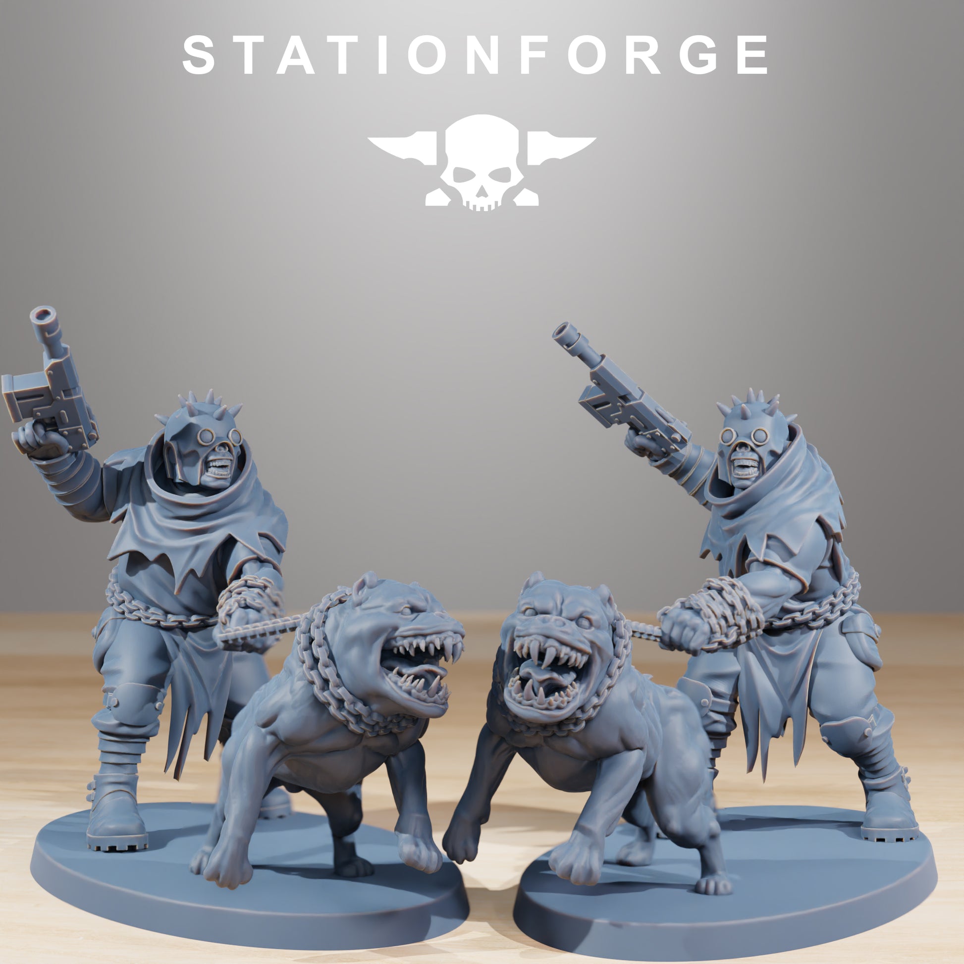 Product photo Tabletop 28mm The Printing Goes Ever On (TPGEO) 0: Corrupted Guard Nomads