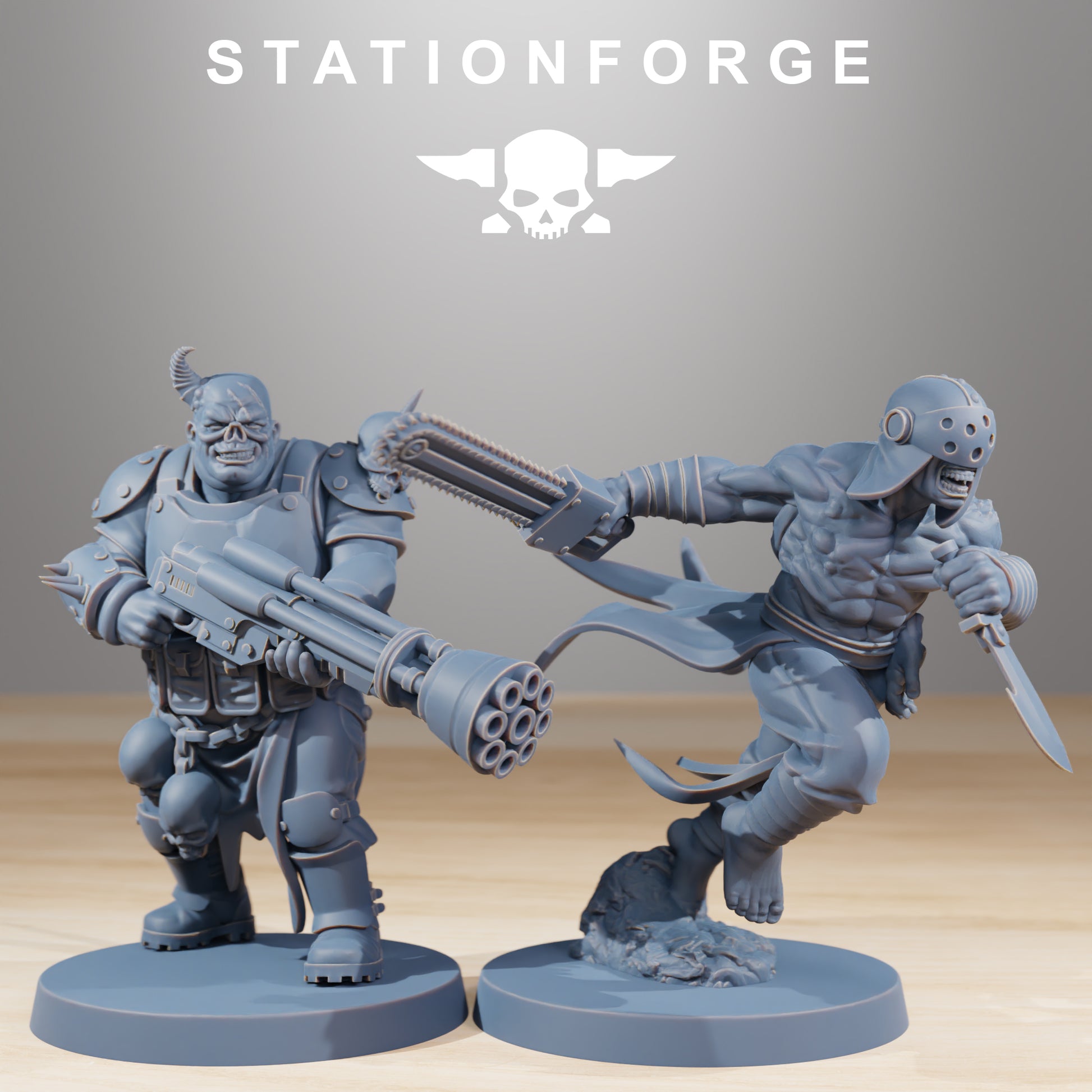 Product photo Tabletop 28mm The Printing Goes Ever On (TPGEO) 0: Corrupted Guard Nomads