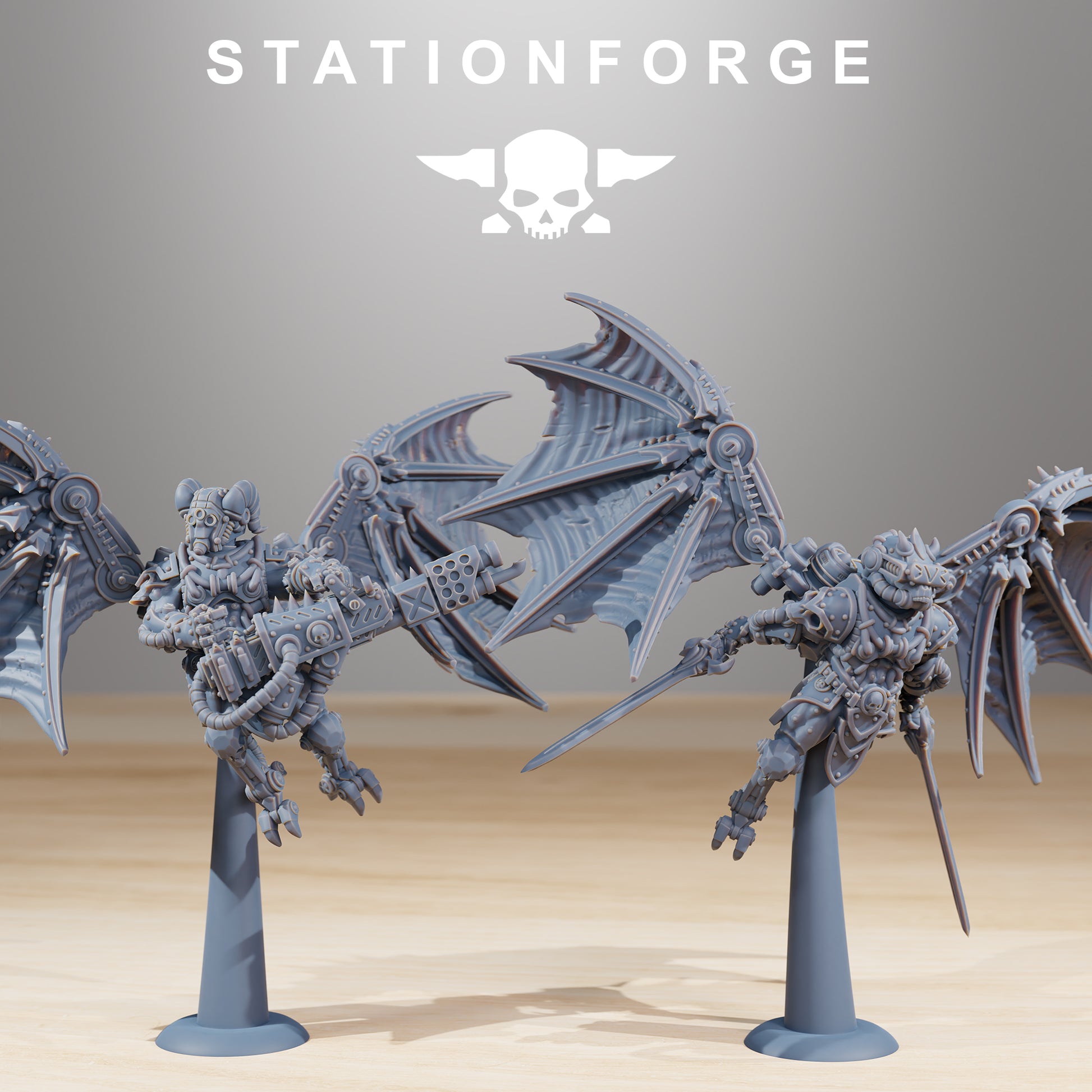 Product photo Tabletop 28mm The Printing Goes Ever On (TPGEO) 0: Pythonicus Flyers
