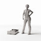 Diorama model-building product photo 1: Diorama Market: Sales Crate Filled with Goods (Ref. 791D)