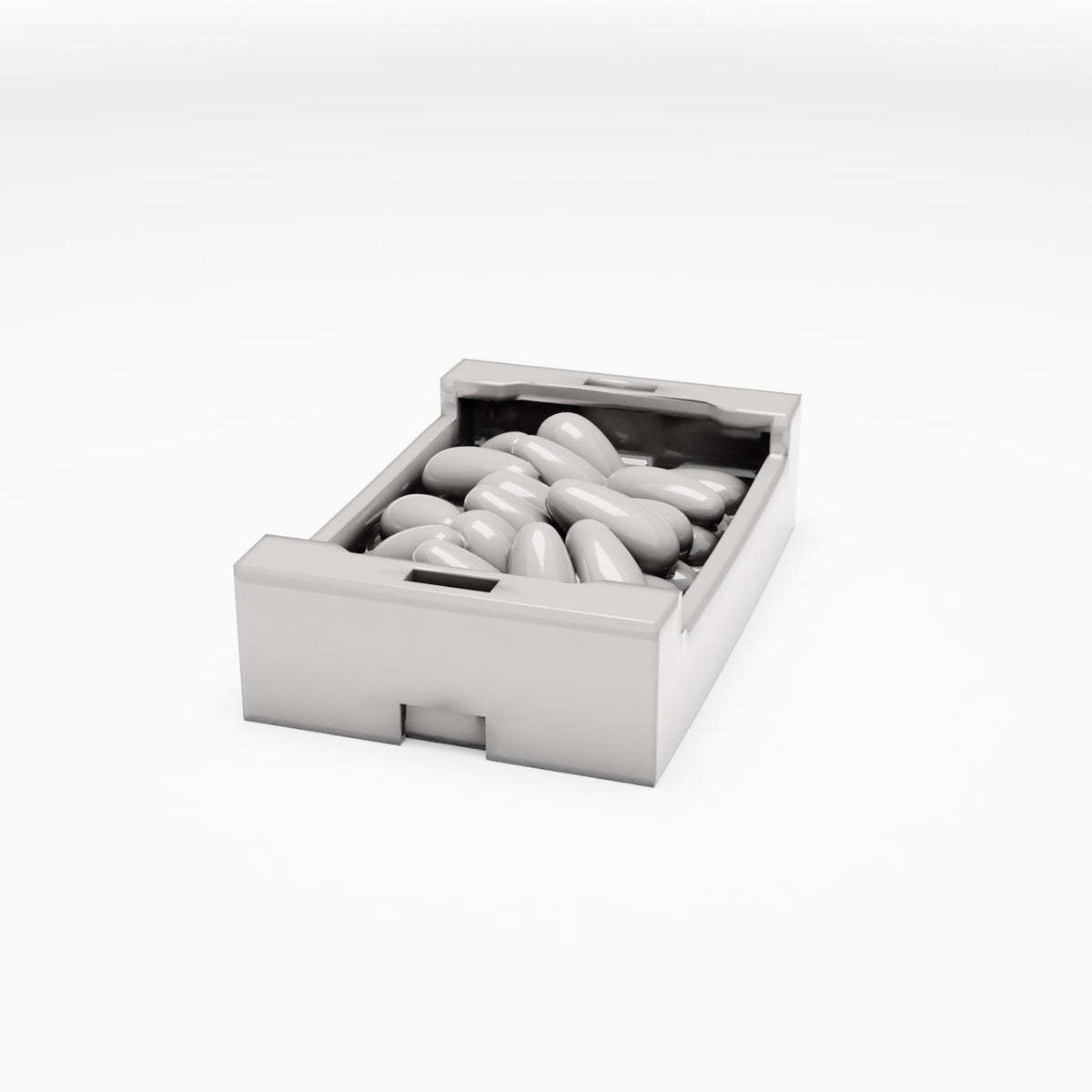 Diorama model-building product photo 0: Diorama Market: Sales Crate Filled with Goods (Ref. 791D)