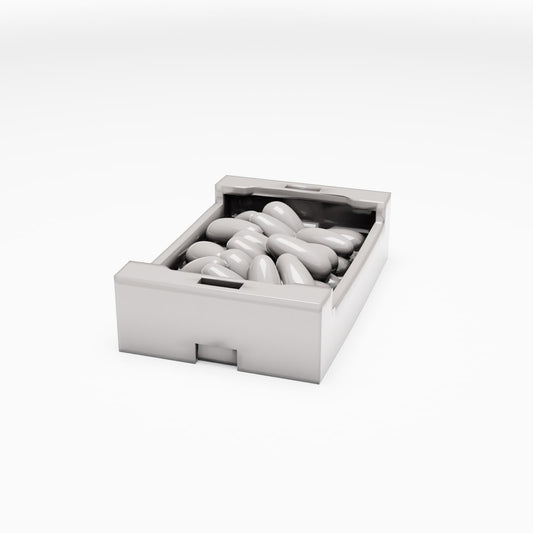 Diorama model-building product photo 0: Diorama Market: Sales Crate Filled with Goods (Ref. 791D)
