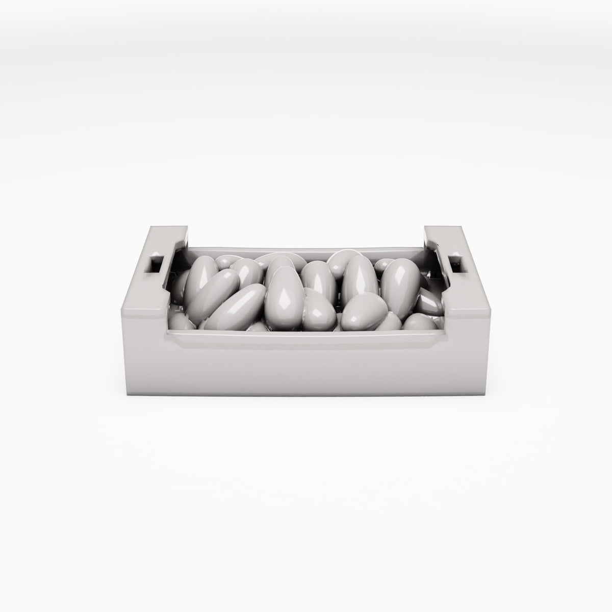 Diorama model-building product photo 2: Diorama Market: Sales Crate Filled with Goods (Ref. 791D)