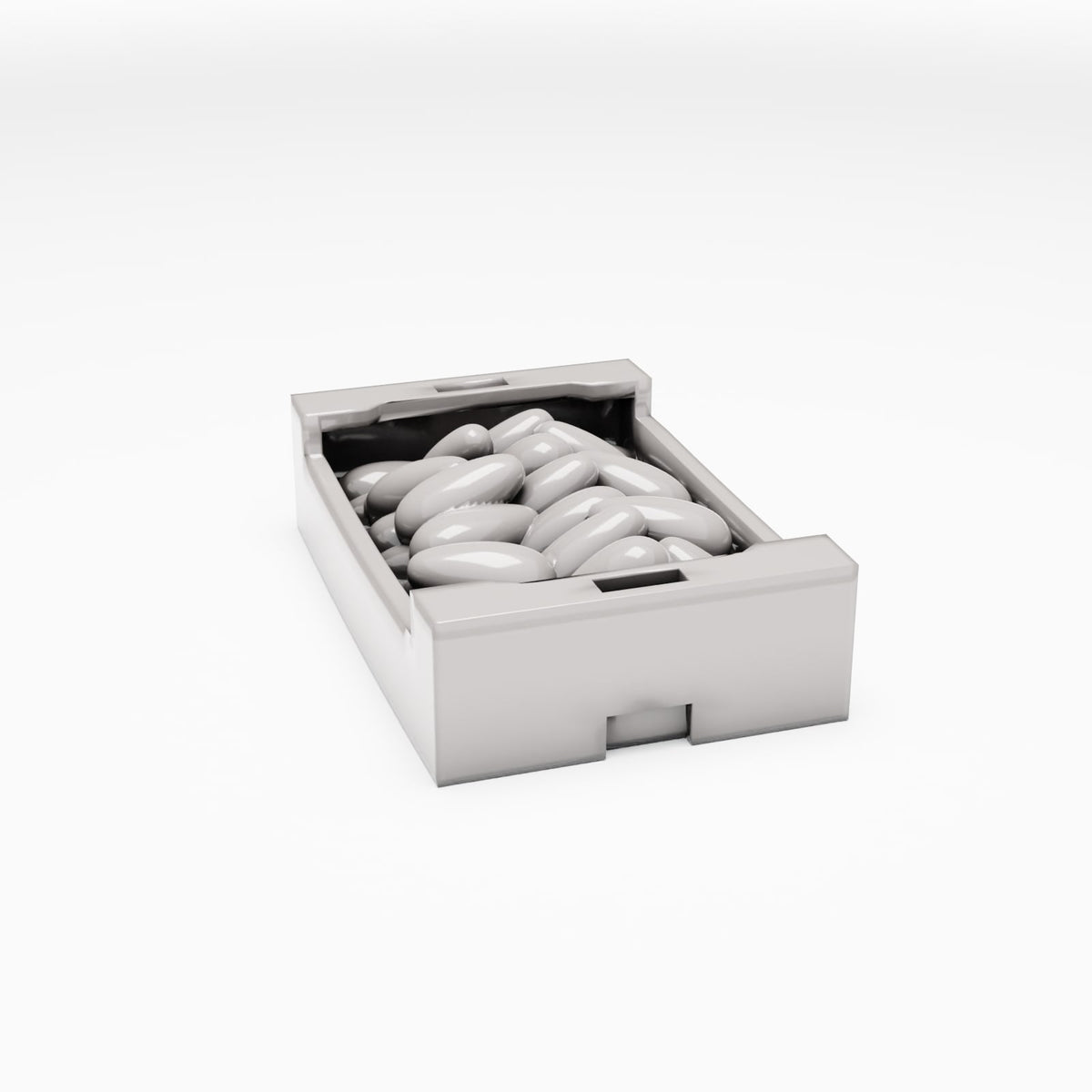 Diorama model-building product photo 3: Diorama Market: Sales Crate Filled with Goods (Ref. 791D)