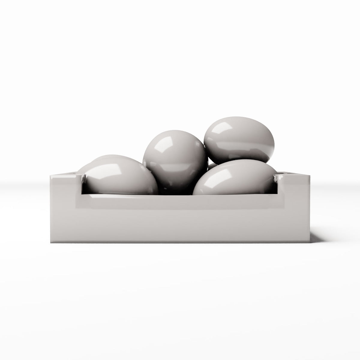 Diorama model-building product photo 2: Market Diorama: Crate with Round Market Goods (Ref. 792D)