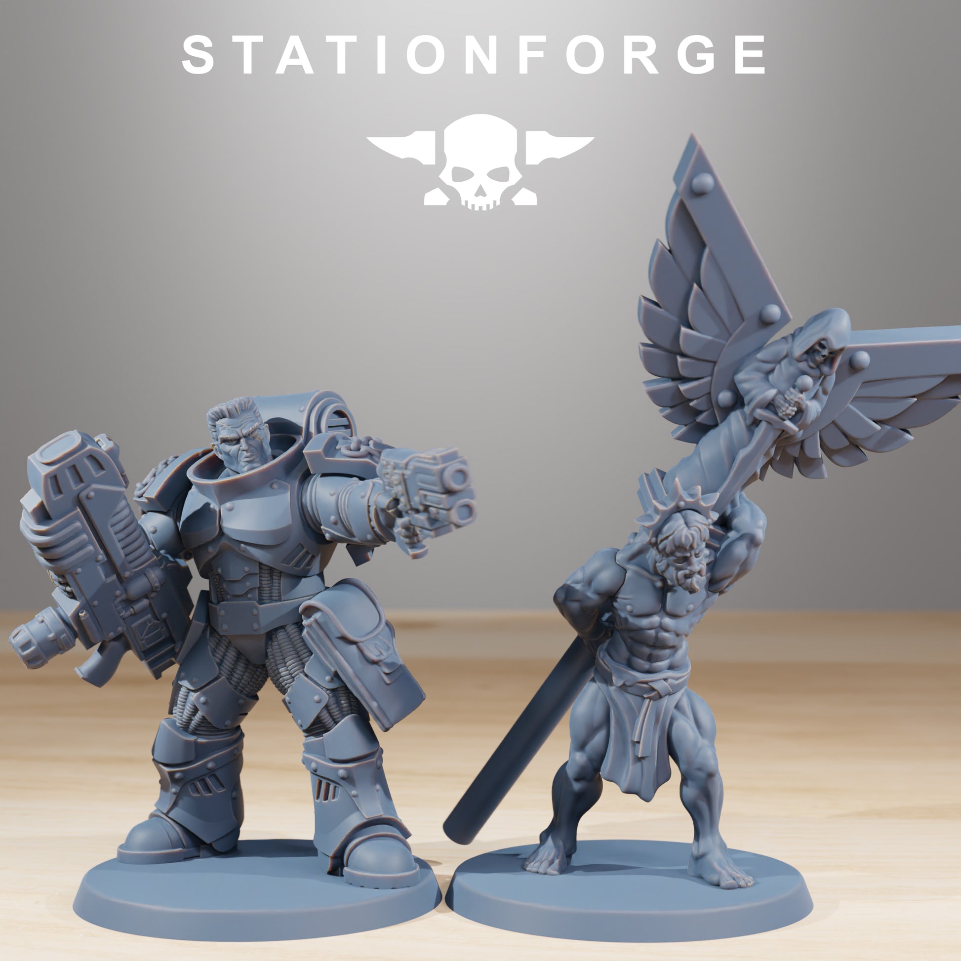 Product photo Tabletop 28mm The Printing Goes Ever On (TPGEO) 0: Socratis Reinforcers