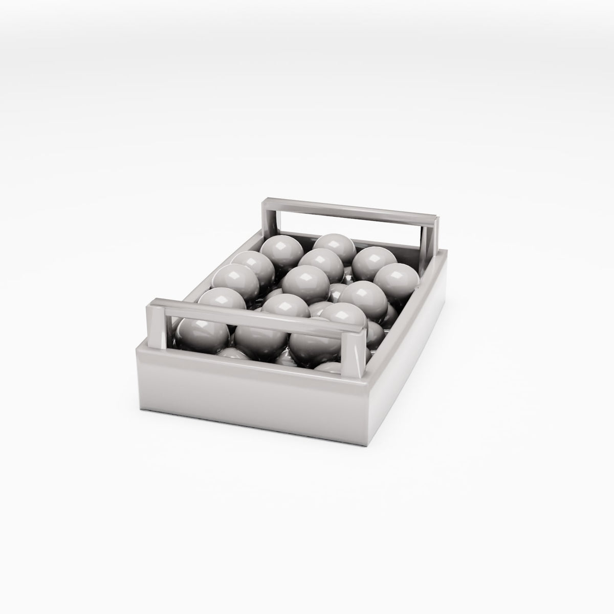 Diorama model-building product photo 0: Market Diorama: Crate of Produce (Ref. 799D)